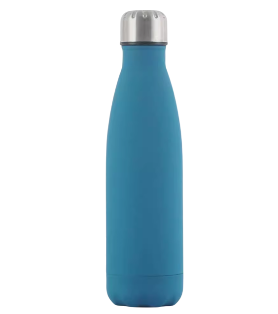 Insulated Vacuum Flask Stainless Steel Water Bottle Deep Sea Blue