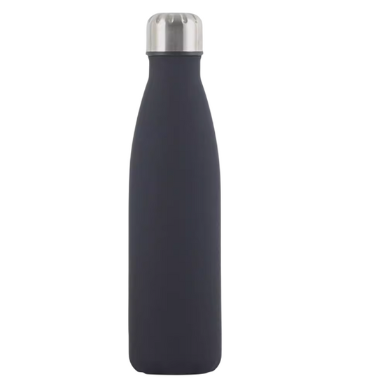 Insulated Vacuum Flask Stainless Steel Water Bottle Black