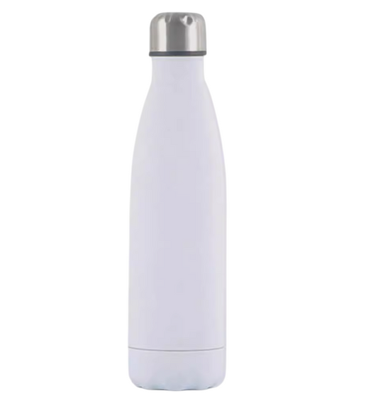 Insulated Vacuum Flask Stainless Steel Water Bottle  White