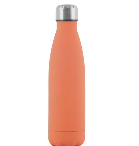 Insulated Vacuum Flask Stainless Steel Water Bottle  Orange