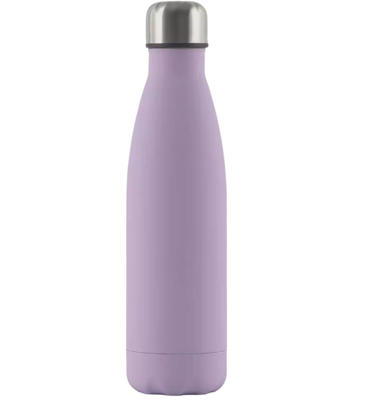 Insulated Vacuum Flask Stainless Steel Water Bottle  Lavender Purple
